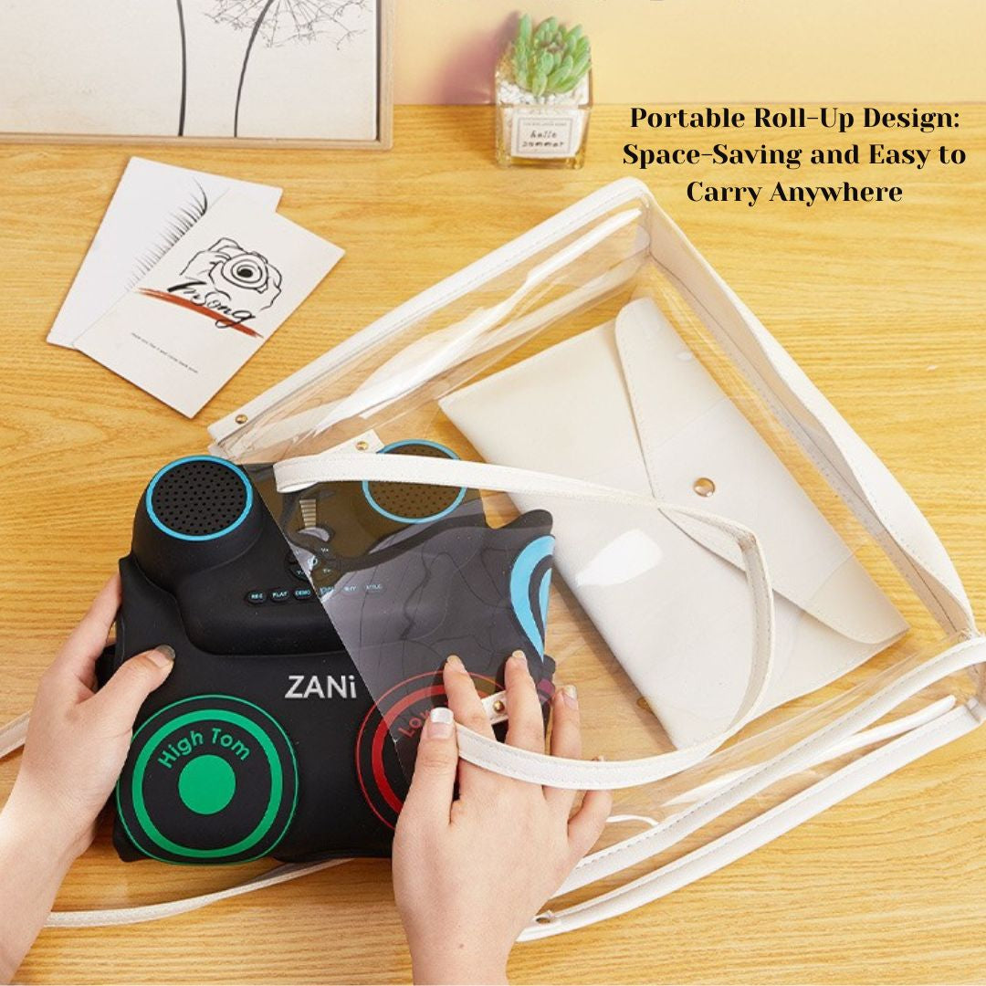 Portable Roll-Up Electronic Drum