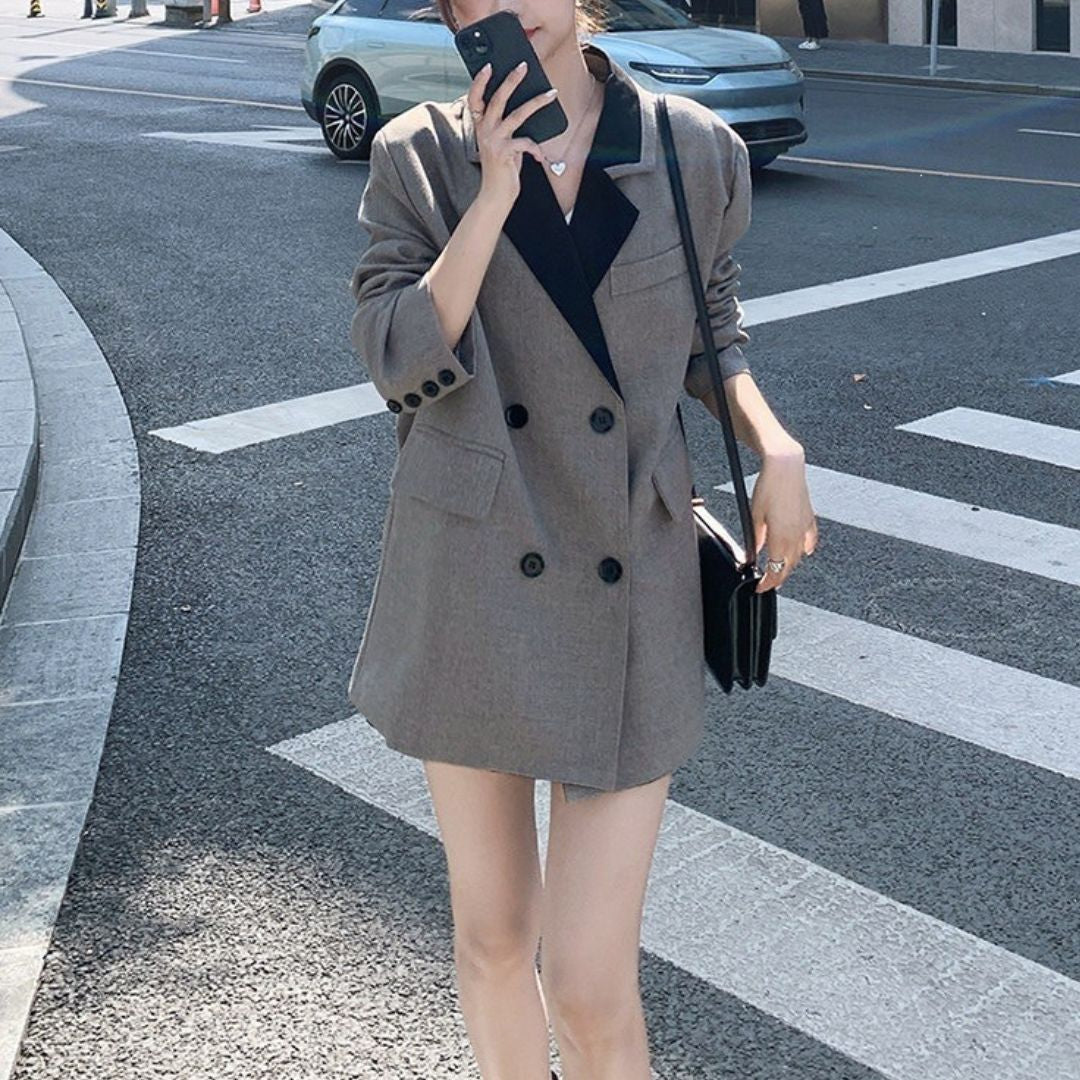 Color Block Blazer