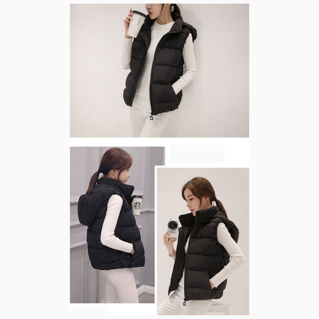 Solid Color Cotton Vest