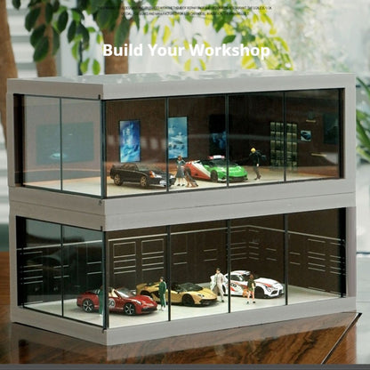 1:64 カーショールーム照明シーンボックス