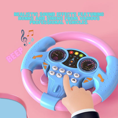 Kids' Car Ride Simulation Steering Wheel