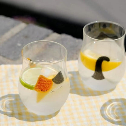 Cat Glass Cup