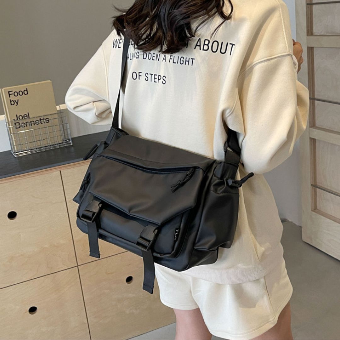 Large-Capacity Minimalist Waterproof Messenger Bag