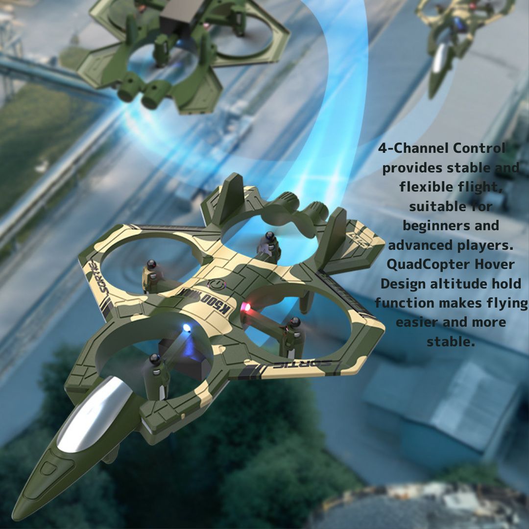 360°翻滾炫光戰鬥機