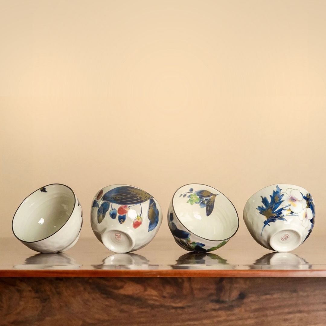 Hanachitose Rice Bowl Set