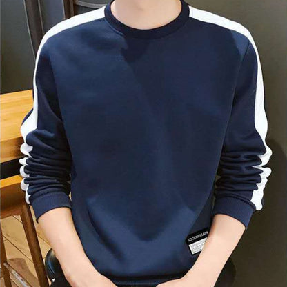 Men's Color-Block Long-Sleeve Sweatshirt