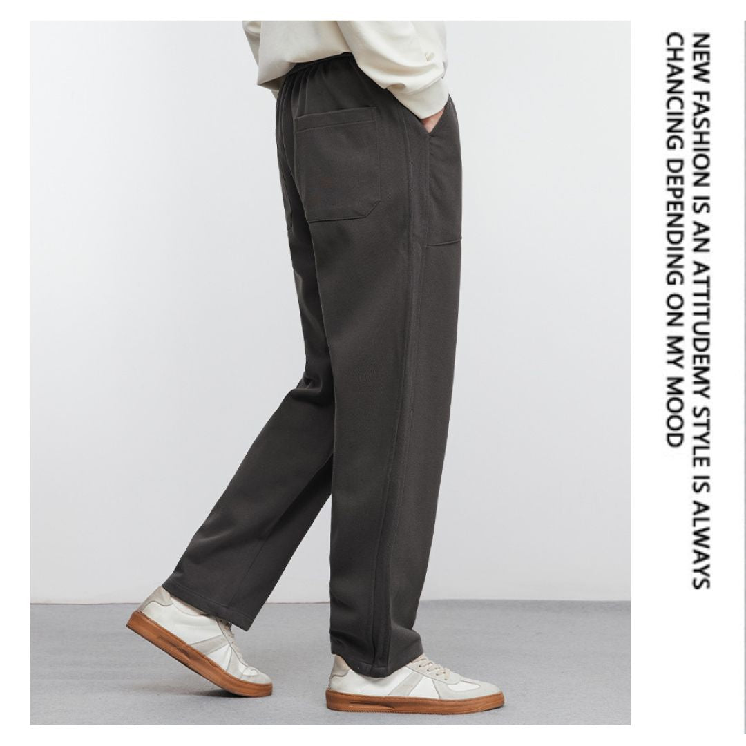 Loose straight casual pants