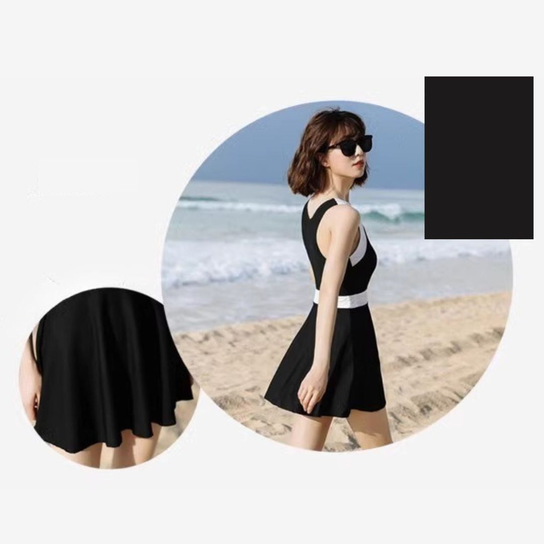 Simple One Piece Swimsuit