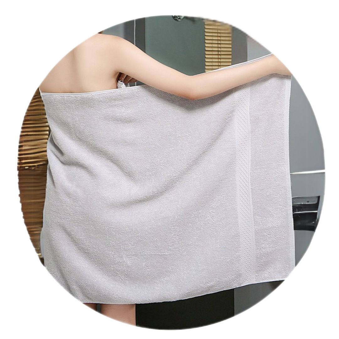 MonoRed Solid Color Pure Cotton Towels (Min. 2 Pieces)