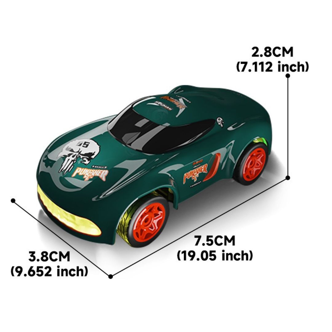 1:64 Mini LED Remote Control Racing Car