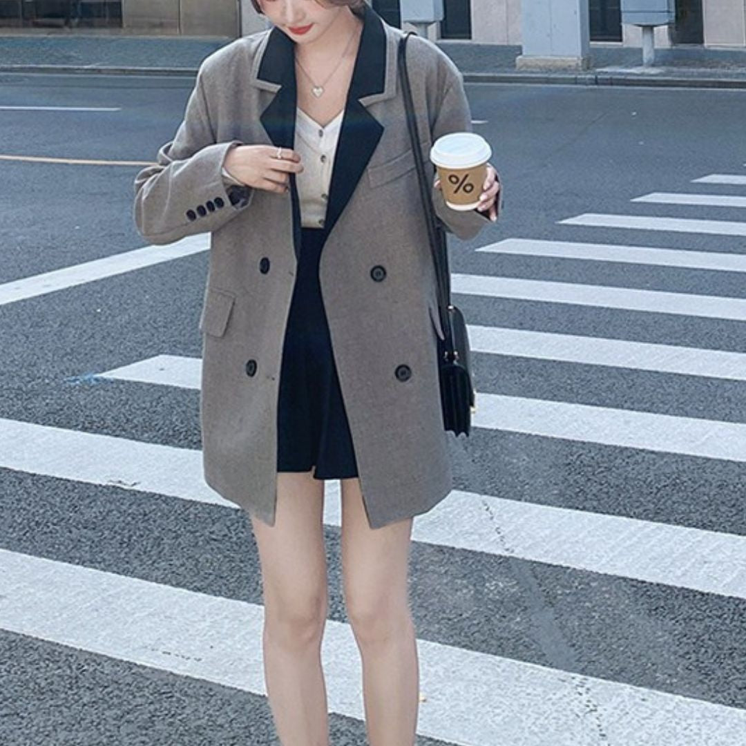 Color Block Blazer