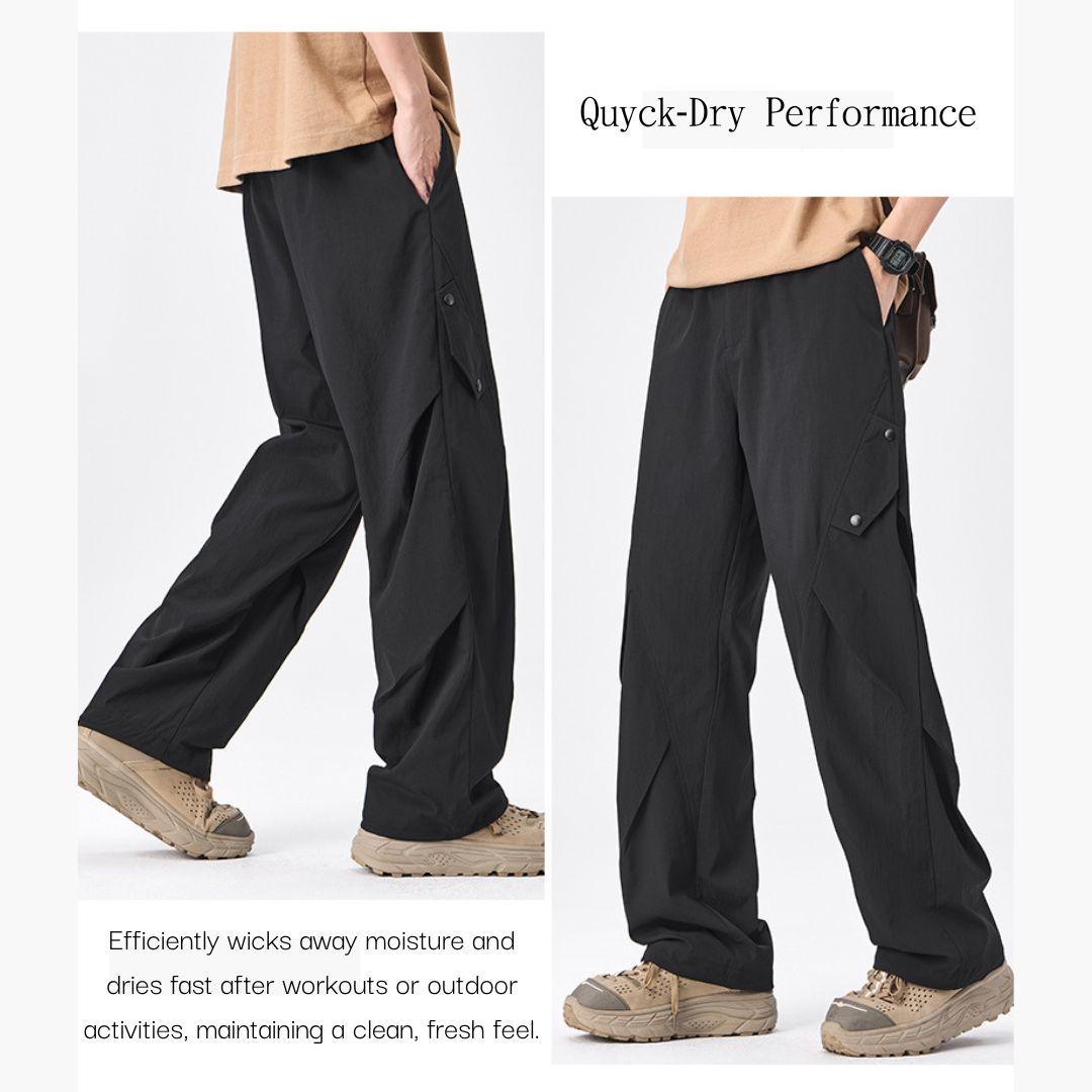 Ice Silk Quick-Dry Cargo Pants