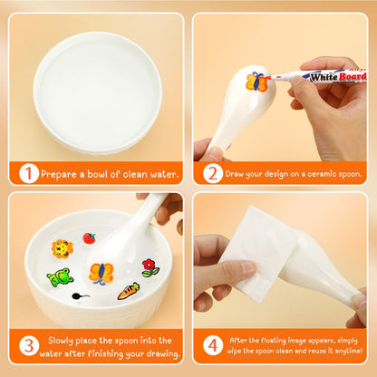 神奇水中漂浮筆(12色)