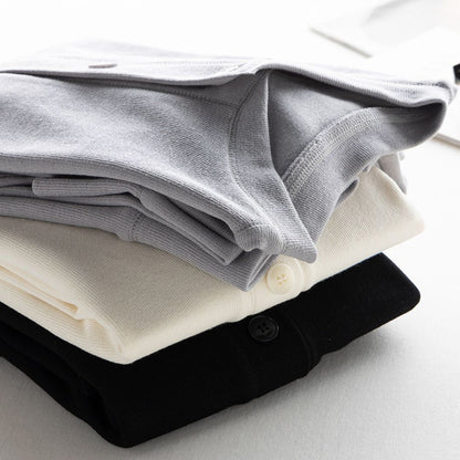 Japanese-Style Round-Neck Button Jacket