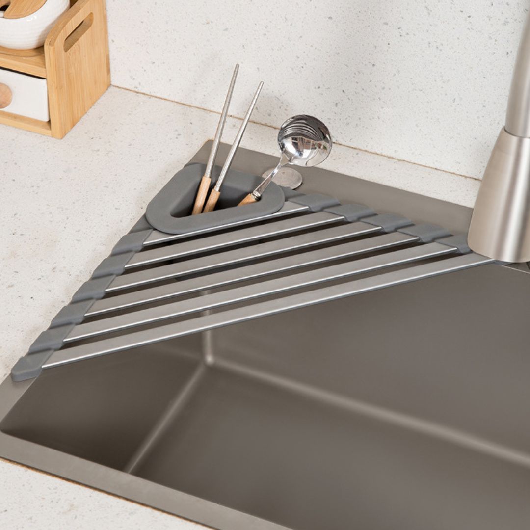 Kitchen Draining Triangular Rack