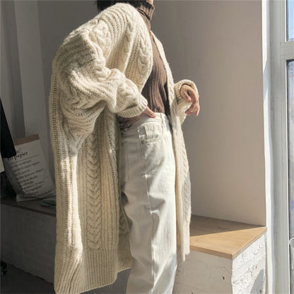 Japanese-Inspired Oversized Knit Cardigan