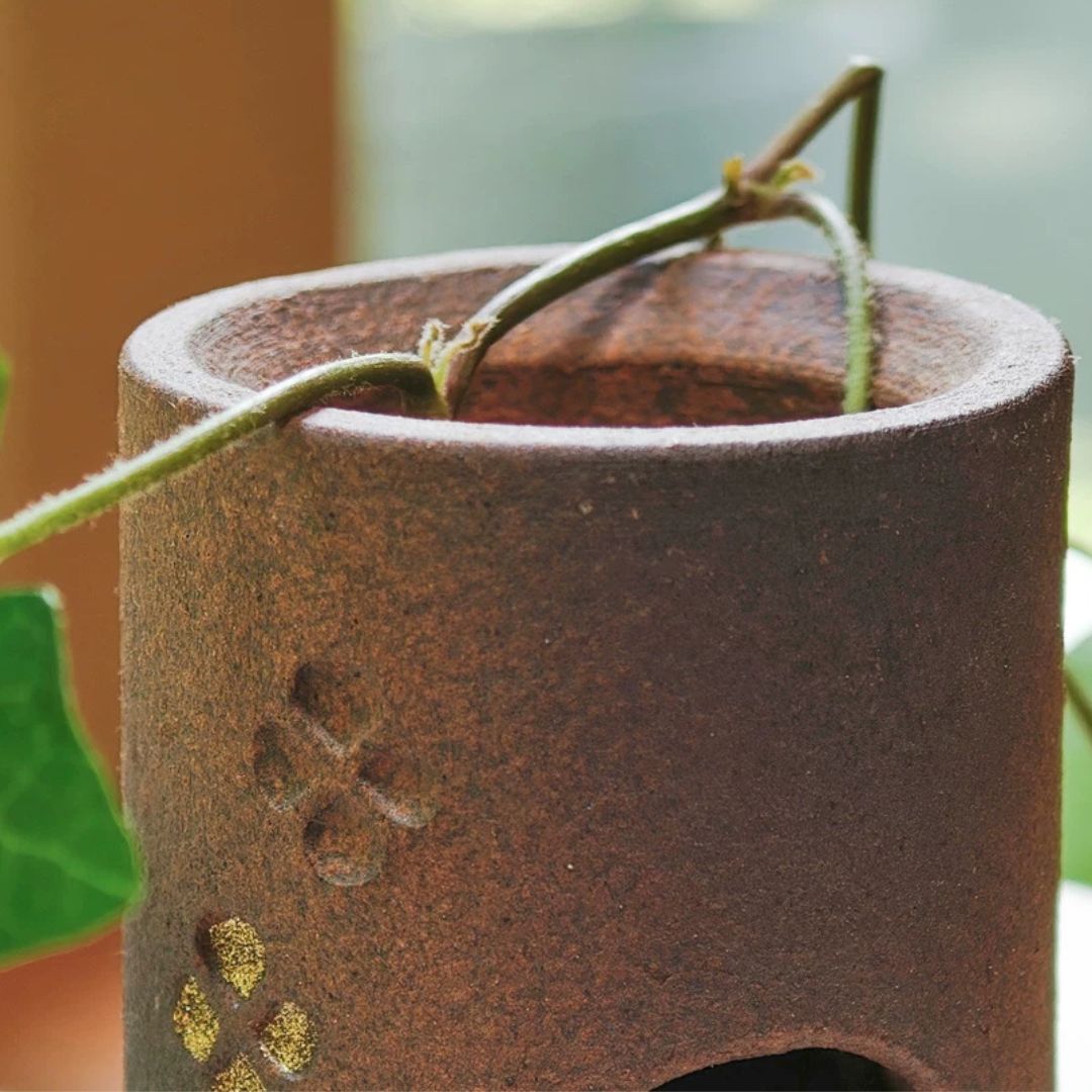 信樂燒貓頭鷹花瓶