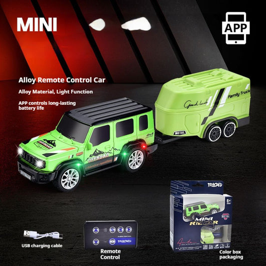 1:64 Mini Remote Control Off-Road Vehicle Trailer