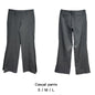 Low-waist Pleated Flare Trousers