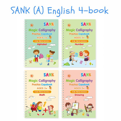 魔法習字簿 （4 本套裝）