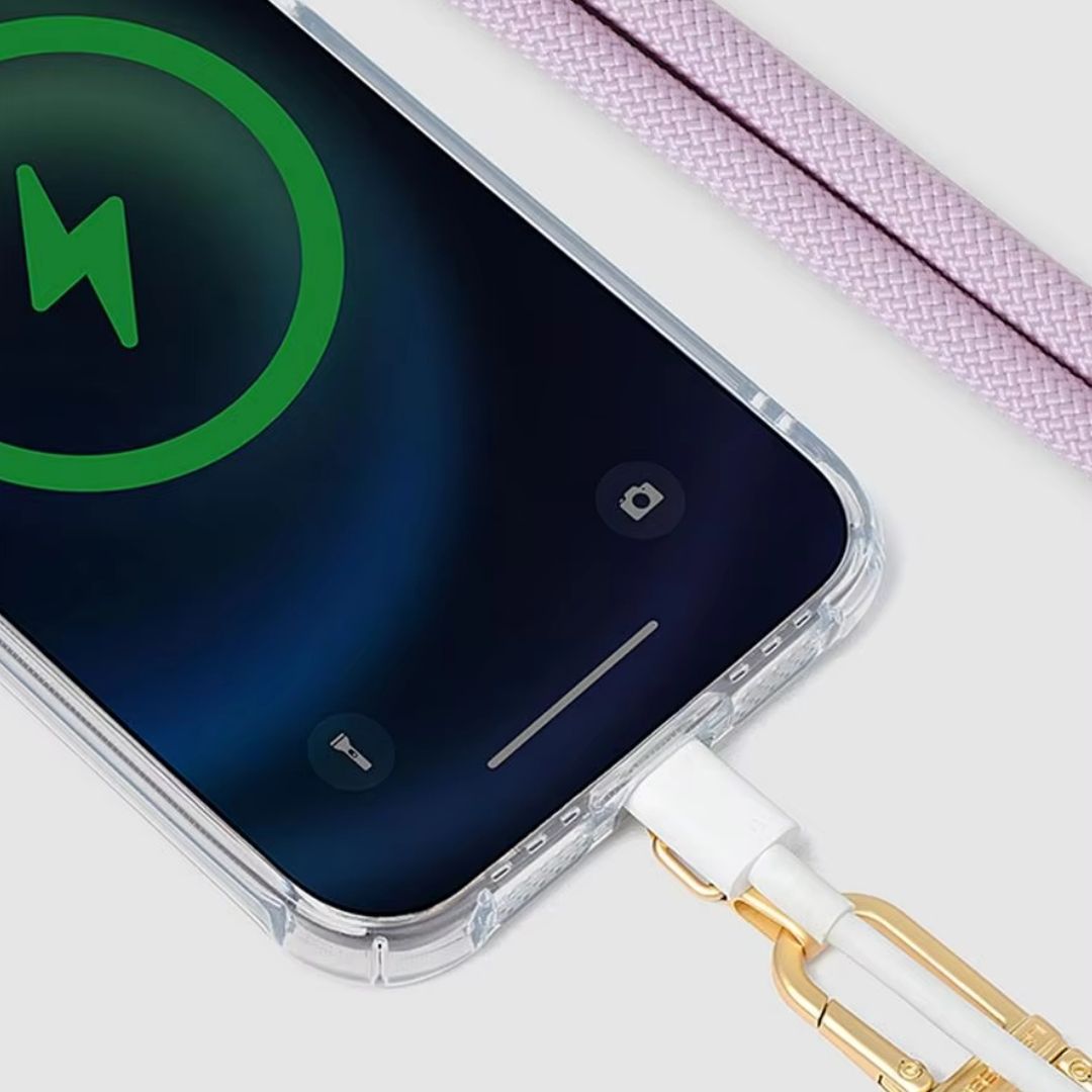携帯電話用編み込みスリング
