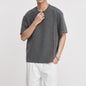破線デザイン半袖Tシャツ