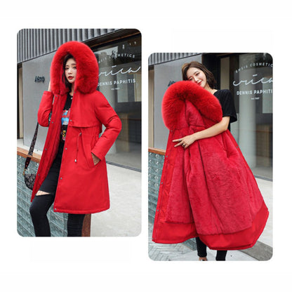 Fur Collar Fleece Lined Jacket