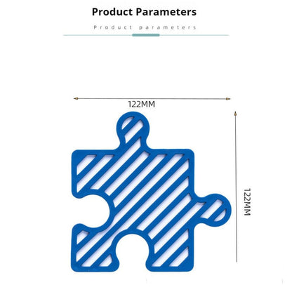 Creative Puzzle Silicone Coaster Set (4pcs)