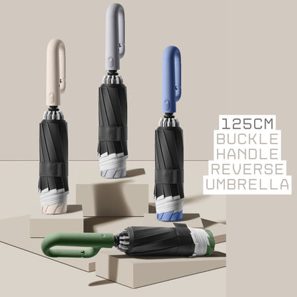 125cm Buckle Handle Reverse Umbrella