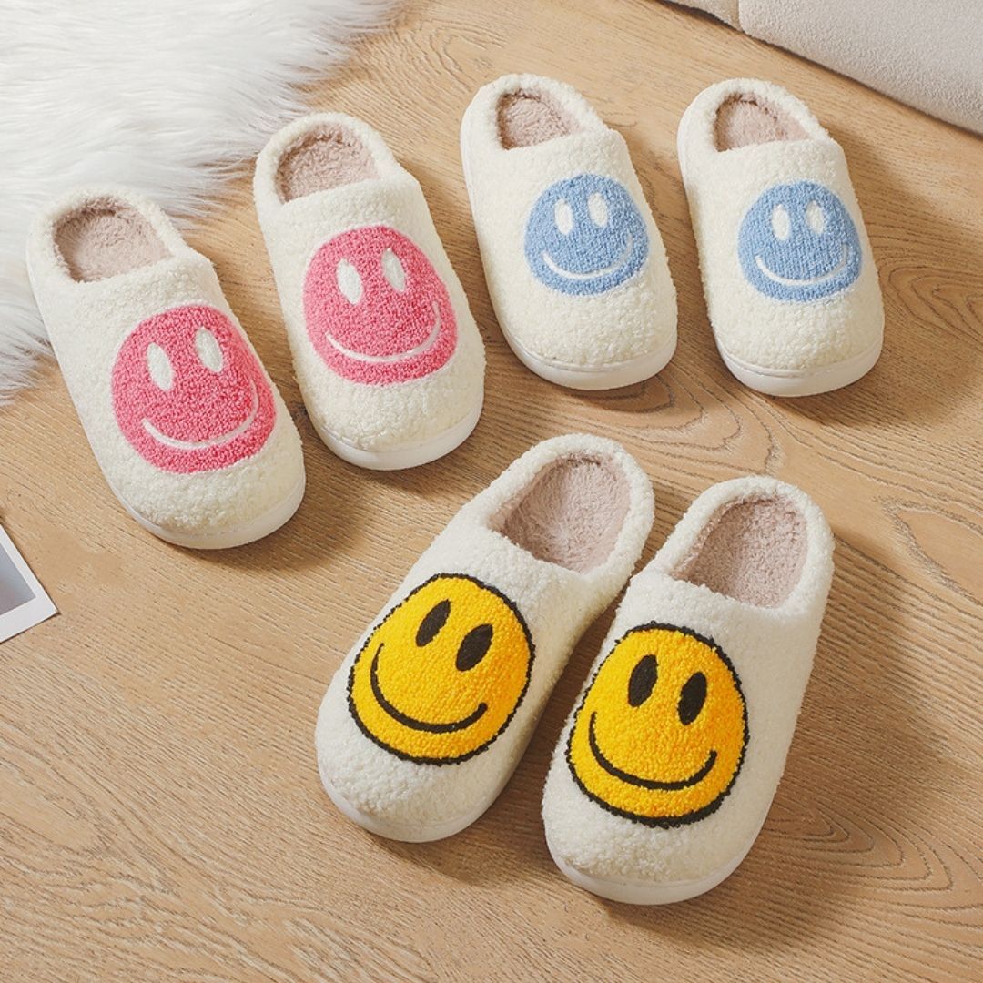 Smiley Face Anti-Slip Slippers