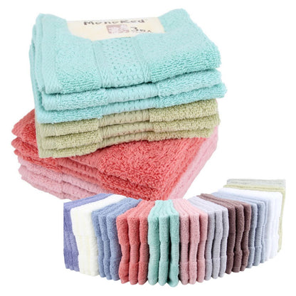 MonoRed Pure Cotton Facial Towels (3-Pack)
