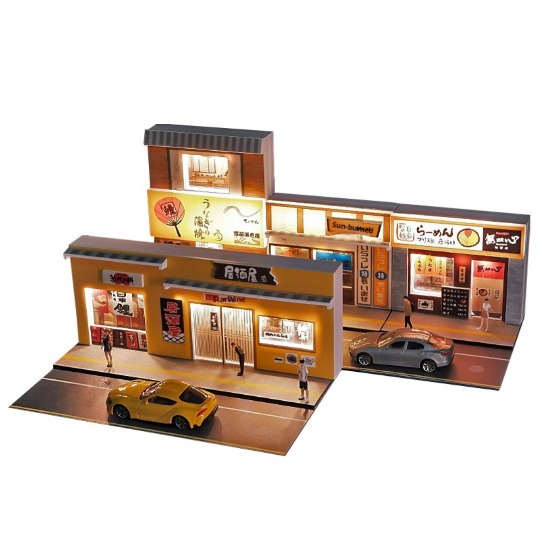 1:64日本のレストランの照明シーン 