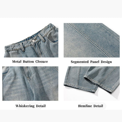 Vintage Washed Oversized Denim Jeans