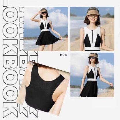 Simple One Piece Swimsuit
