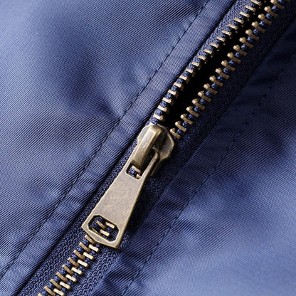 Solid-color Bomber Jacket