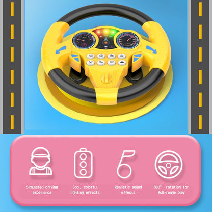 Kids' Car Ride Simulation Steering Wheel
