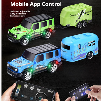1:64 Mini Remote Control Off-Road Vehicle Trailer