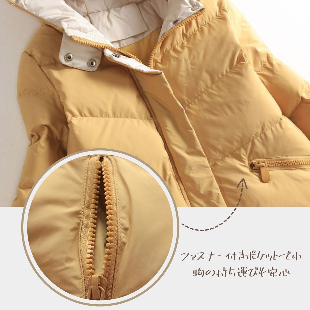 Short Hooded Cotton Jacket