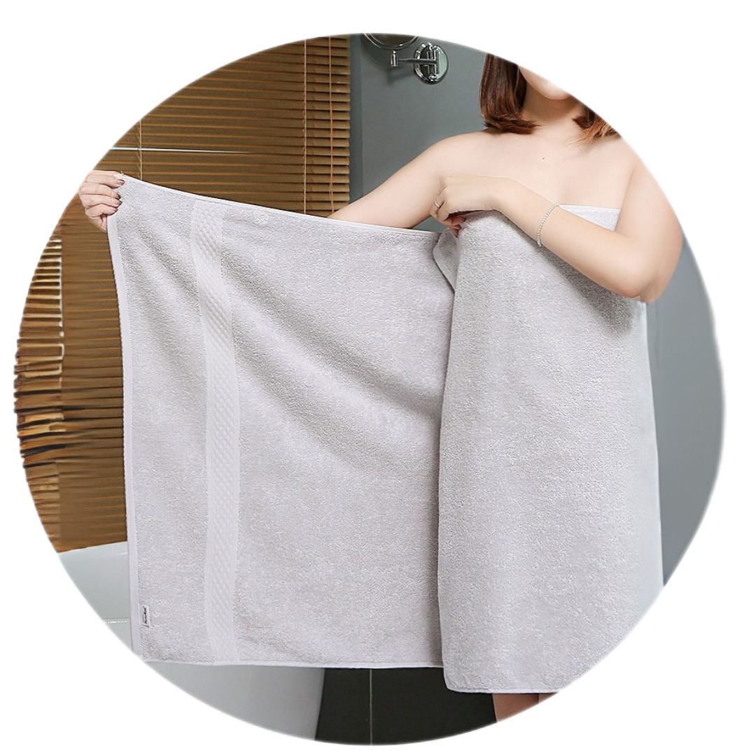 MonoRed Solid Color Pure Cotton Towels (Min. 2 Pieces)