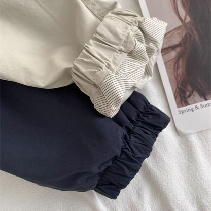 Women's Retro-Style Short-Length Hooded Trench Coat