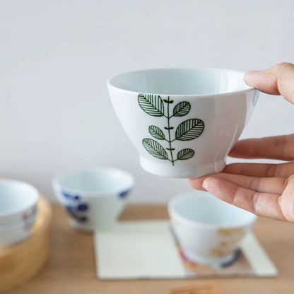 Mint Leaf Rice Bowl Set