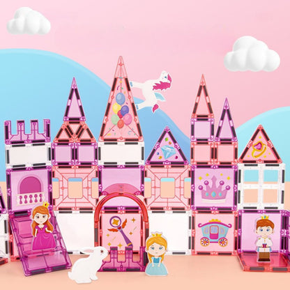 3D Stained-Glass Magnetic Building Tiles