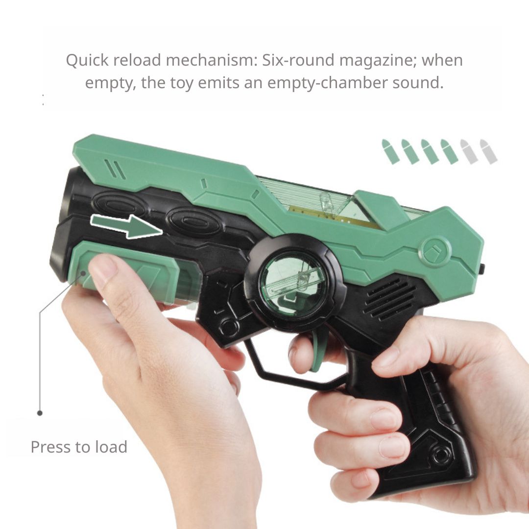 2-Player Laser Tag Blaster Set