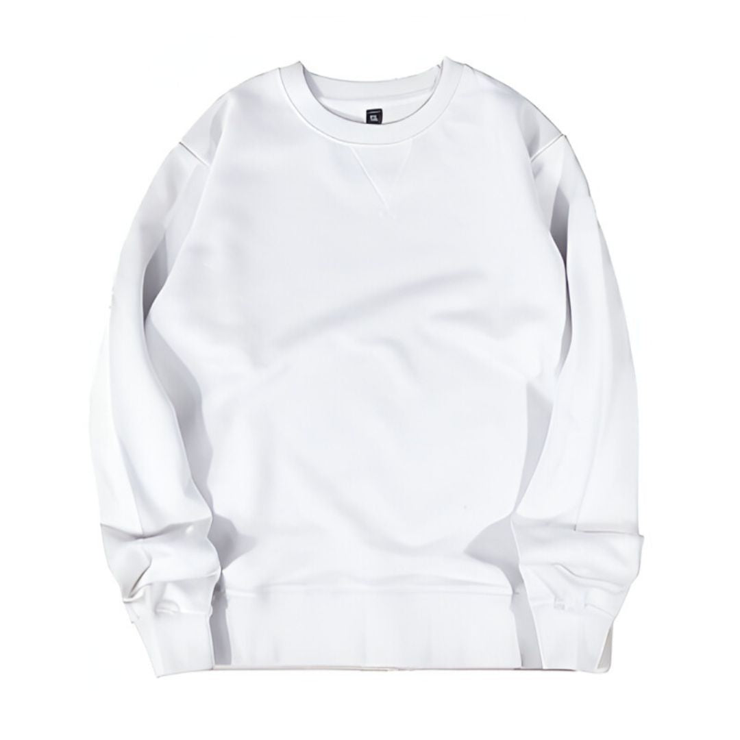 340g Solid Color Loose Sweatshirt