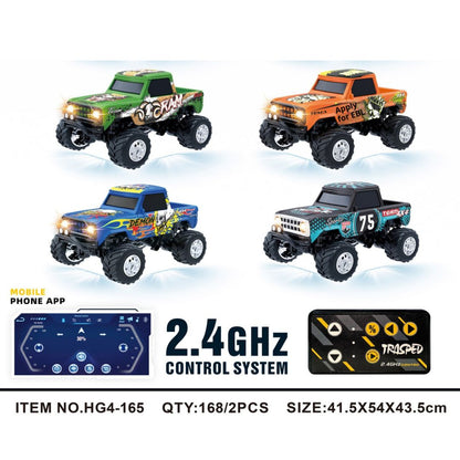 1:64 Mini Remote Control Monster Off-Road Vehicle