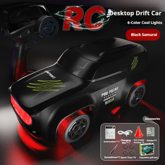 1:64 Mini LED Remote Control Racing Car