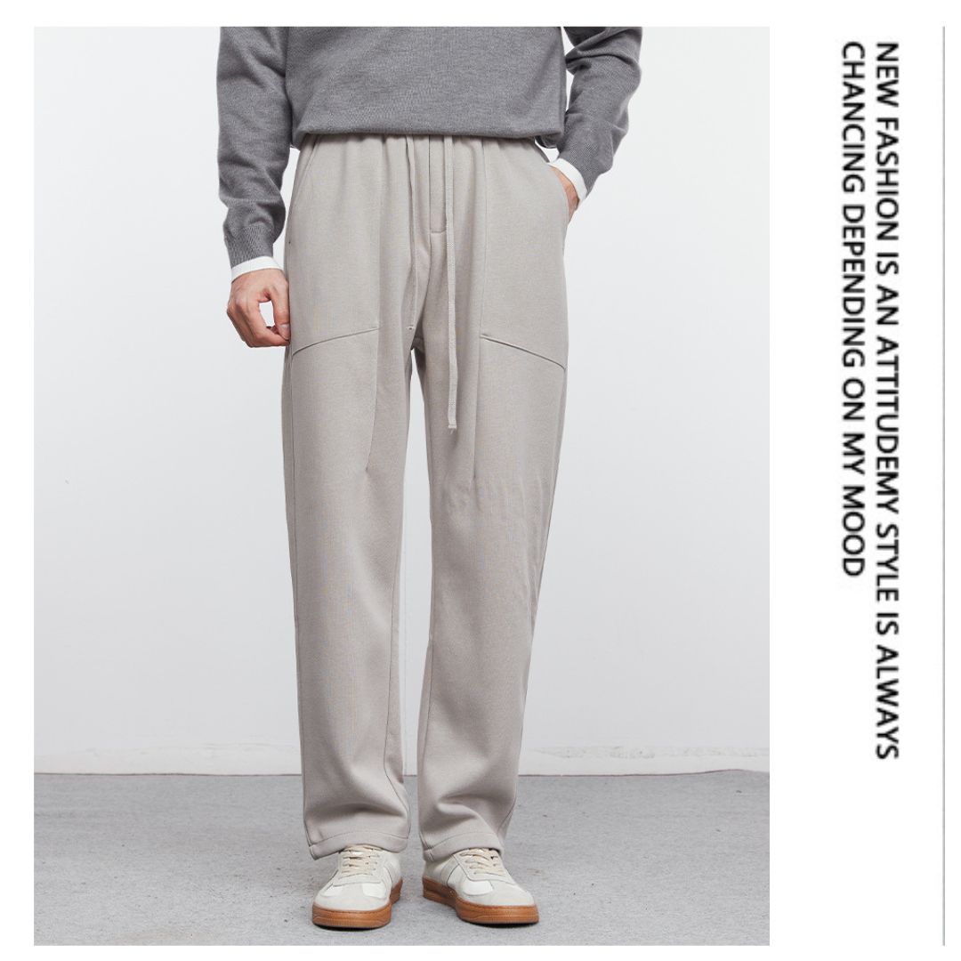 Loose straight casual pants