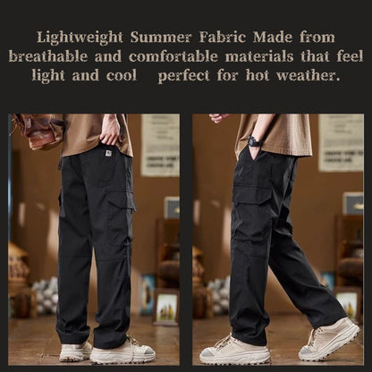 Loose Fit Straight Leg Cargo Pants
