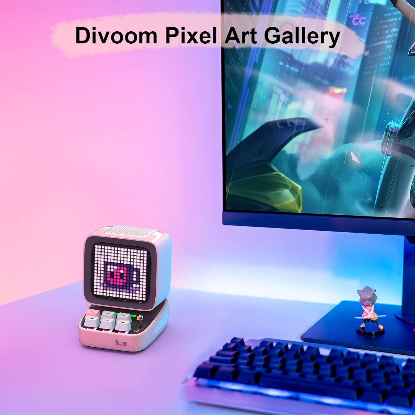 Ditoo Pro Retro Pixel Art Portable Speaker
