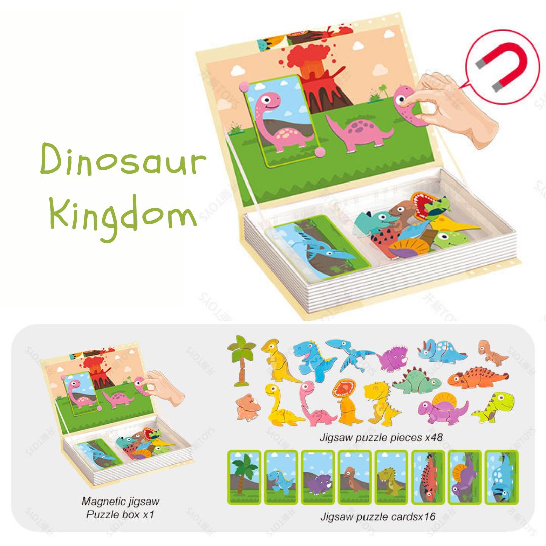 DIY 教育用磁気パズルブックおもちゃ